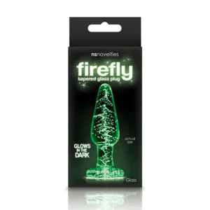 Firefly Glass - Tapered Plug - Small - Clear