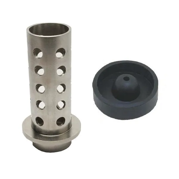 Flanged Perforated Casting Flask with Rubber Sprue Base