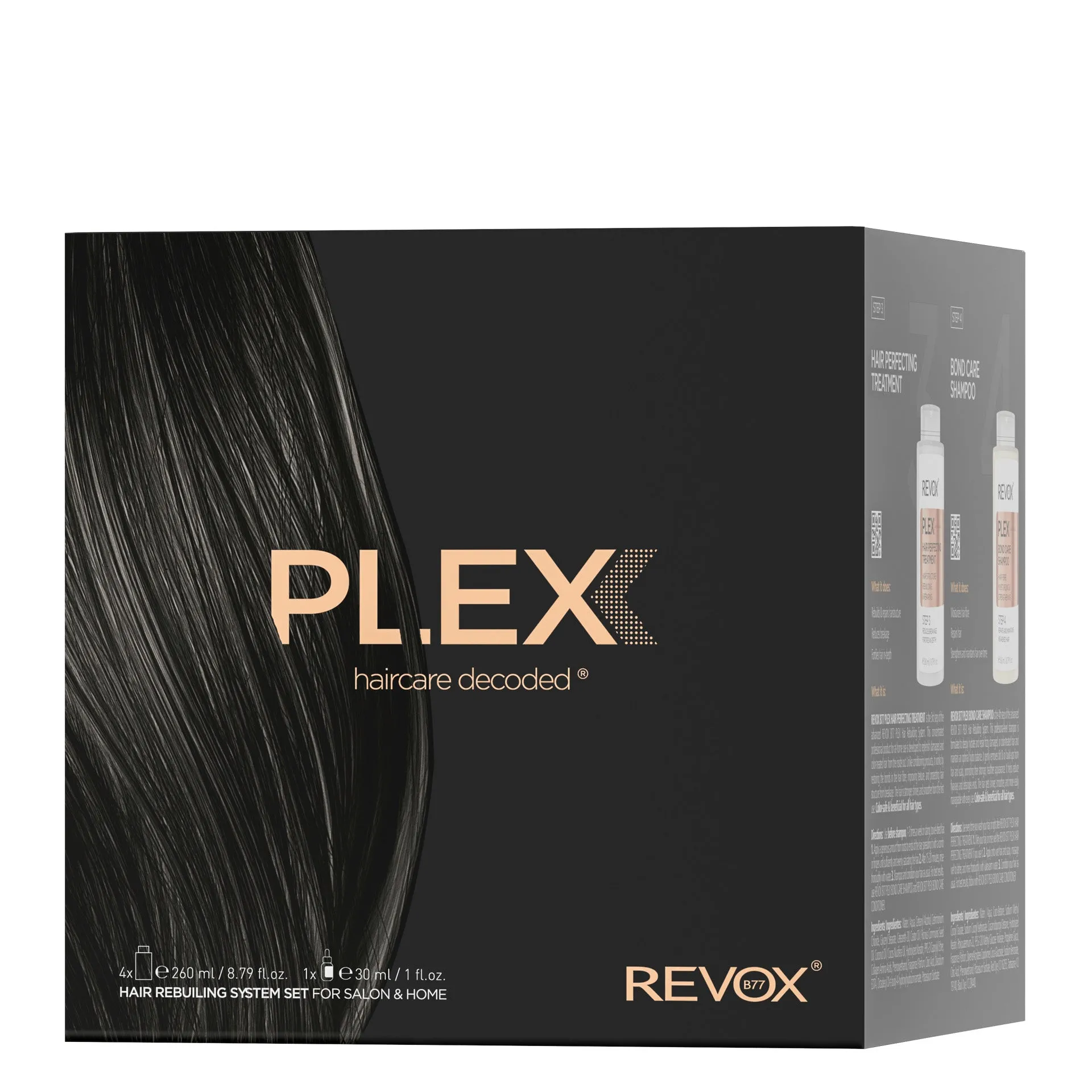 Hair Rebuilding System Set for Salon & Home