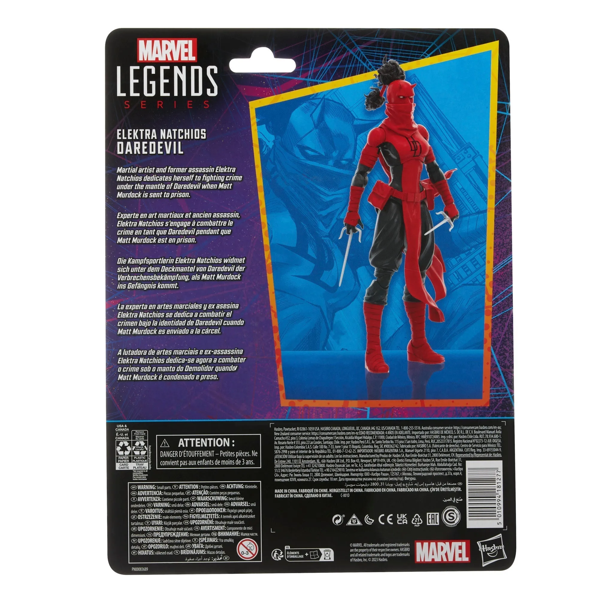 Hasbro Marvel Legends Series Elektra Natchios Daredevil - Presale