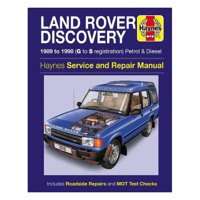 Land Rover Discovery 1989-1998 Repair Manual - Haynes Publishing