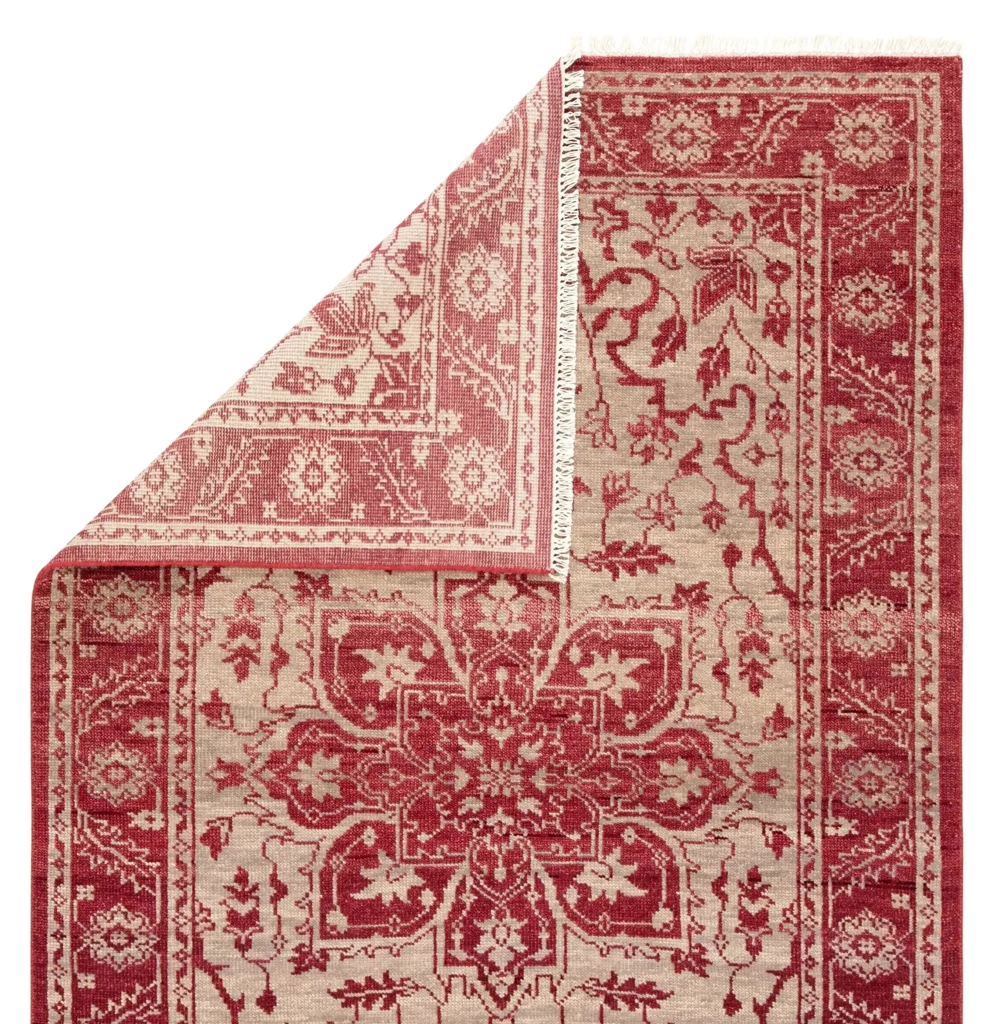 Liberty LIB08 Red/Beige Rug