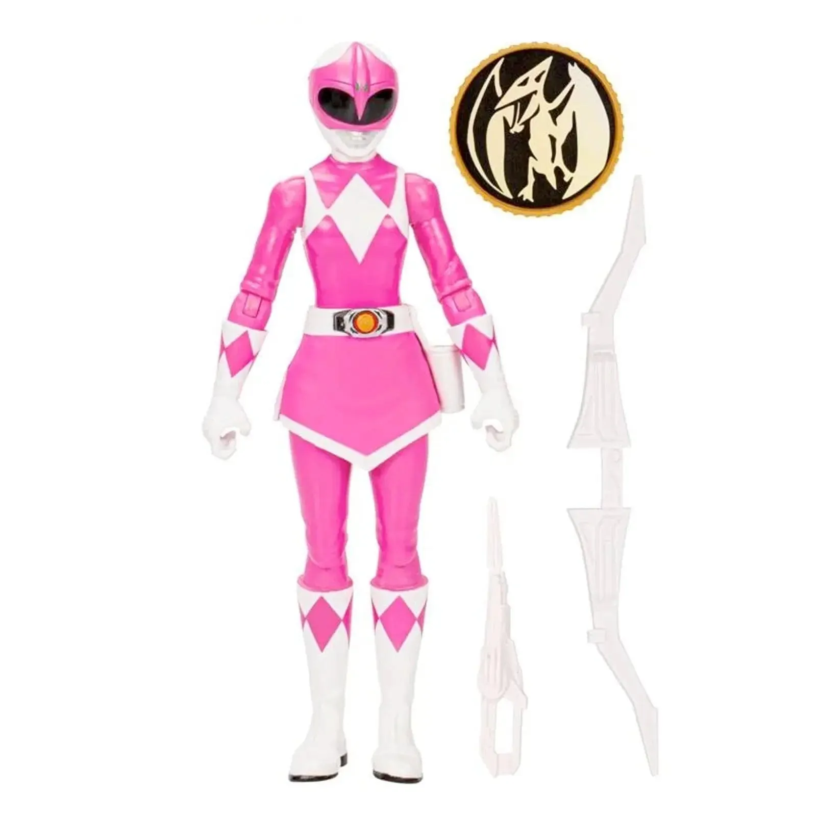 Mighty Morphin Pink Ranger Action Figure With Accessories 15cm