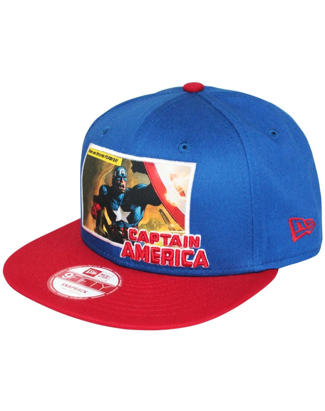 New Era 9Fifty Comic Panel Captain America Snapback Cap