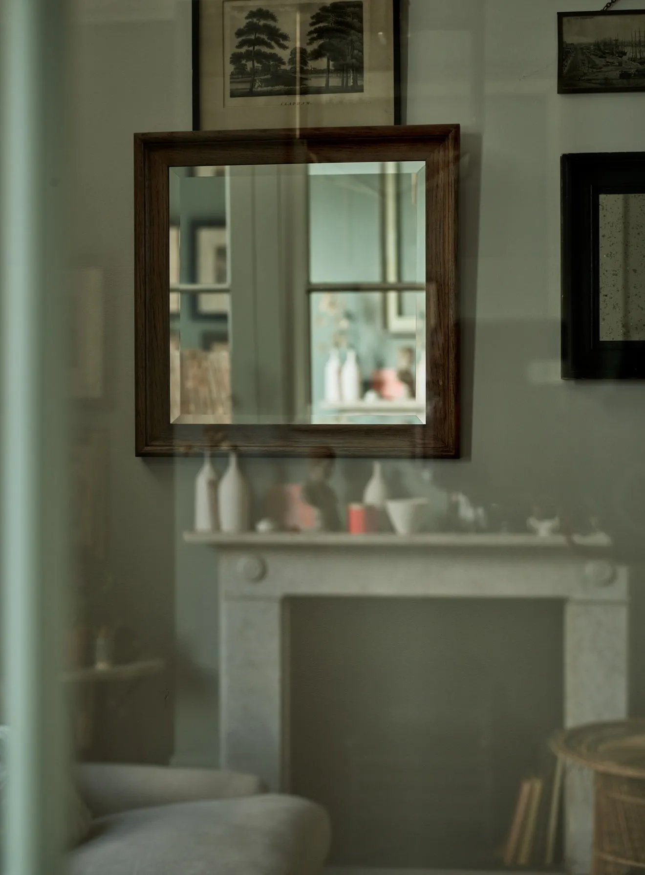 Oliver Oak Mirror, Small