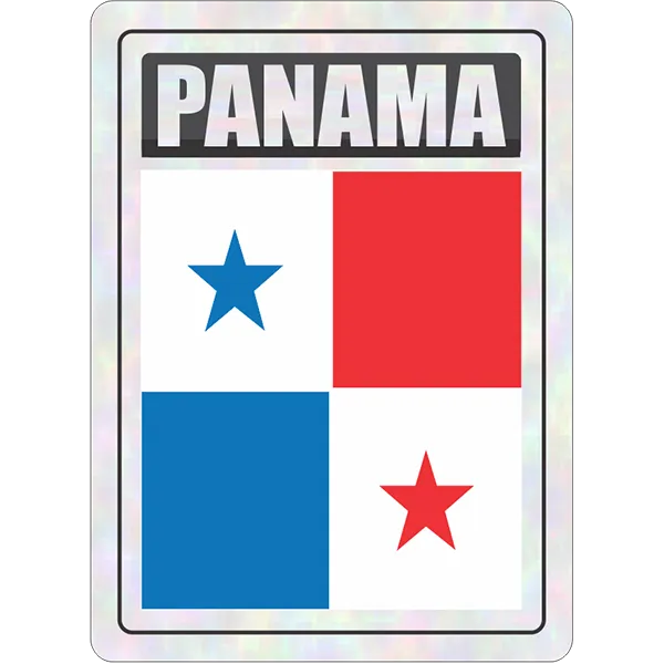 Panama Prismatic Hologram Car Decal Sticker