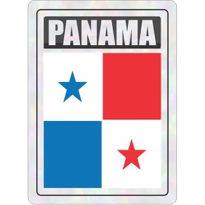 Panama Prismatic Hologram Car Decal Sticker