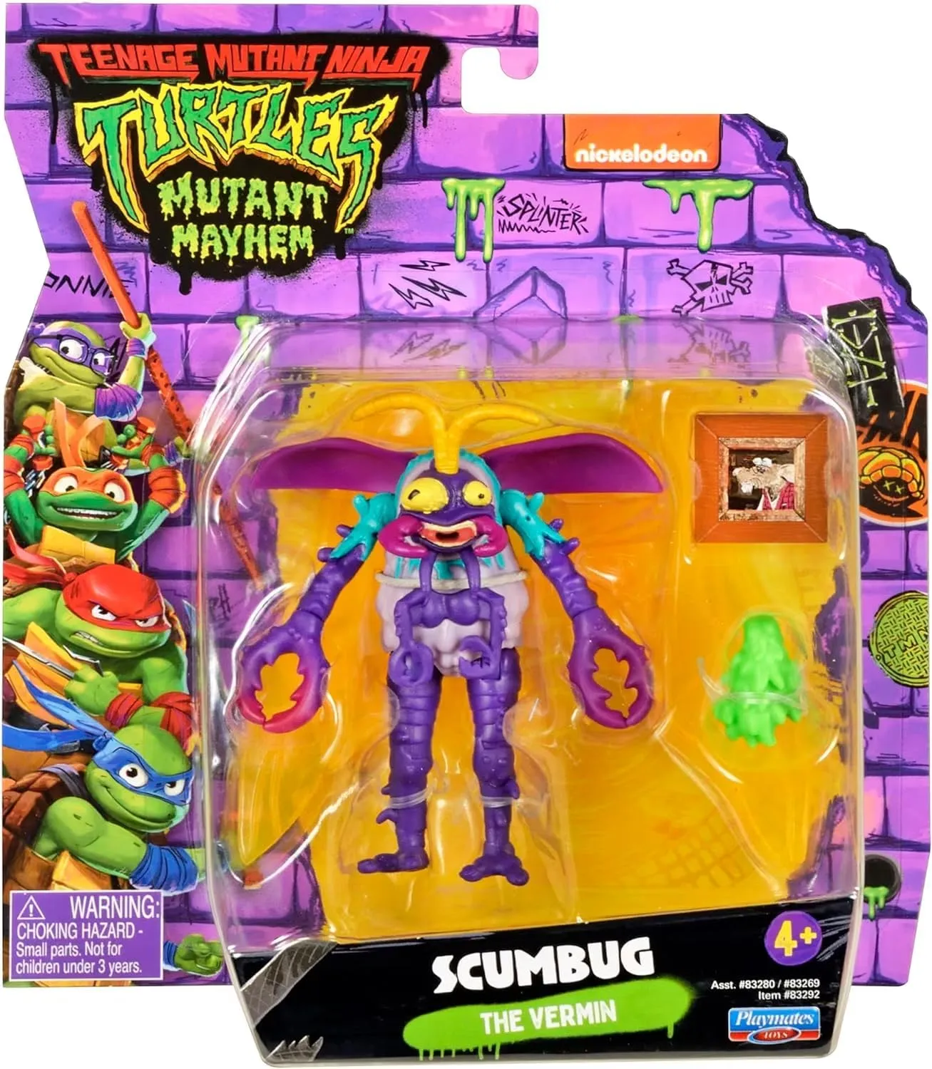 Playmates - Teenage Mutant Ninja Turtles: Mutant Mayhem - Scumbug Action Figure (83292)