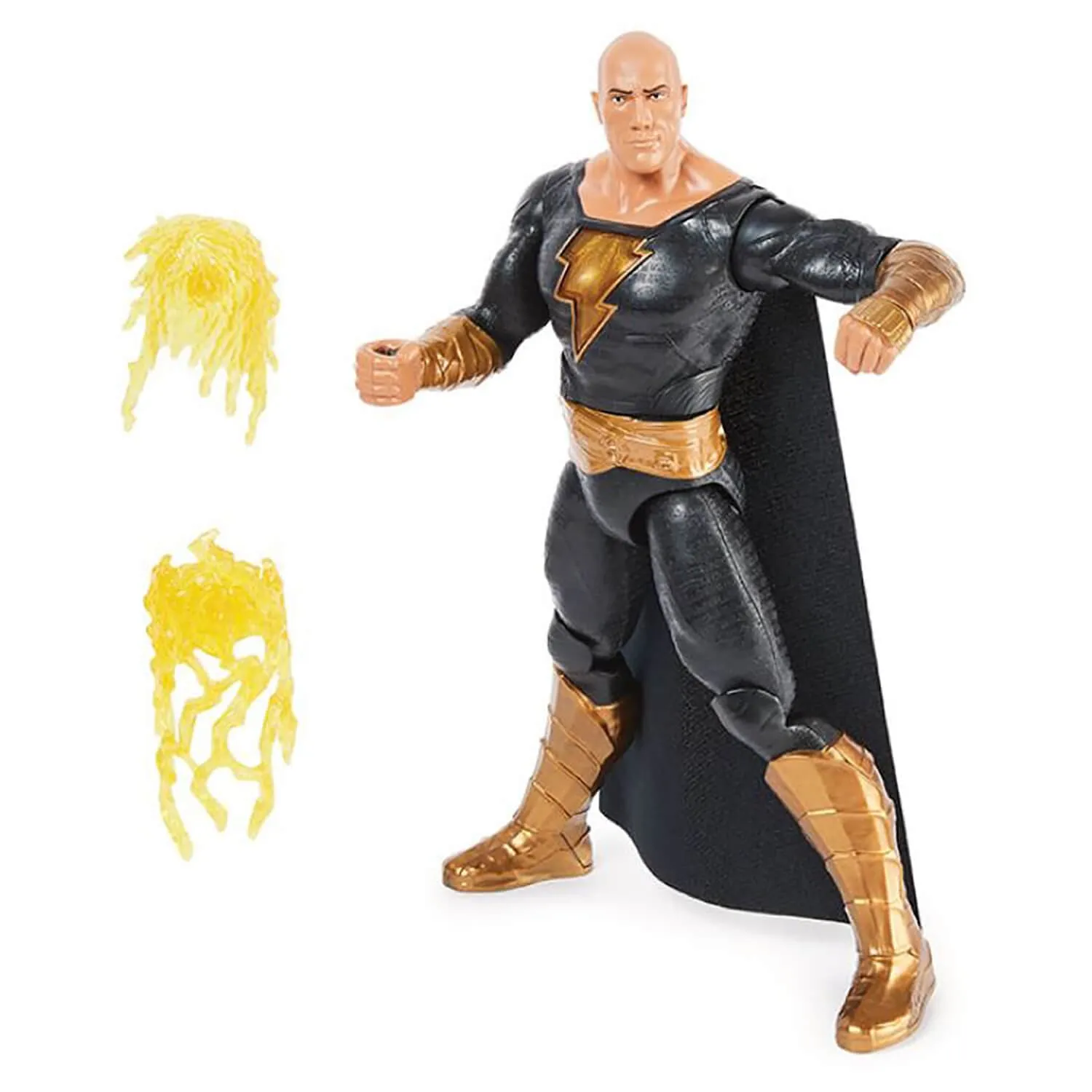 Power Punch Black Adam Action Figure 15  Sound Effects 30cm