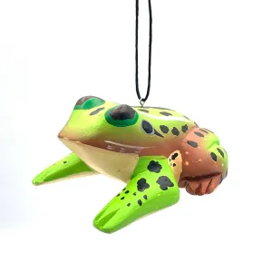 Southern Leopard Frog Balsa Ornament