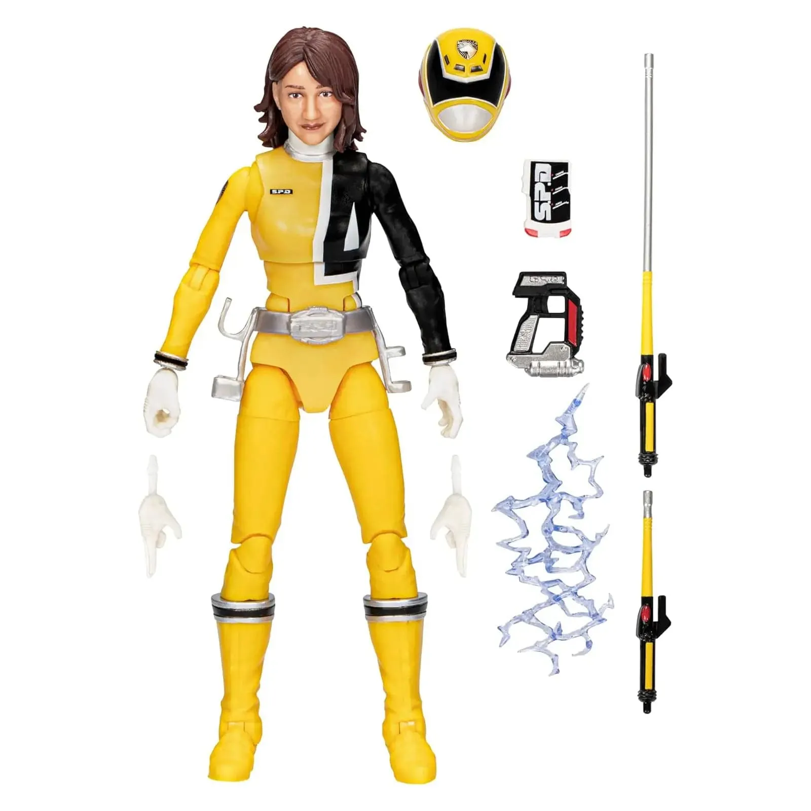 S.P.D. Yellow Ranger Action Figure Power Rangers Lightning Collection 15cm