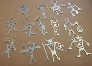 Stainless Steel Inlays - Cave Art