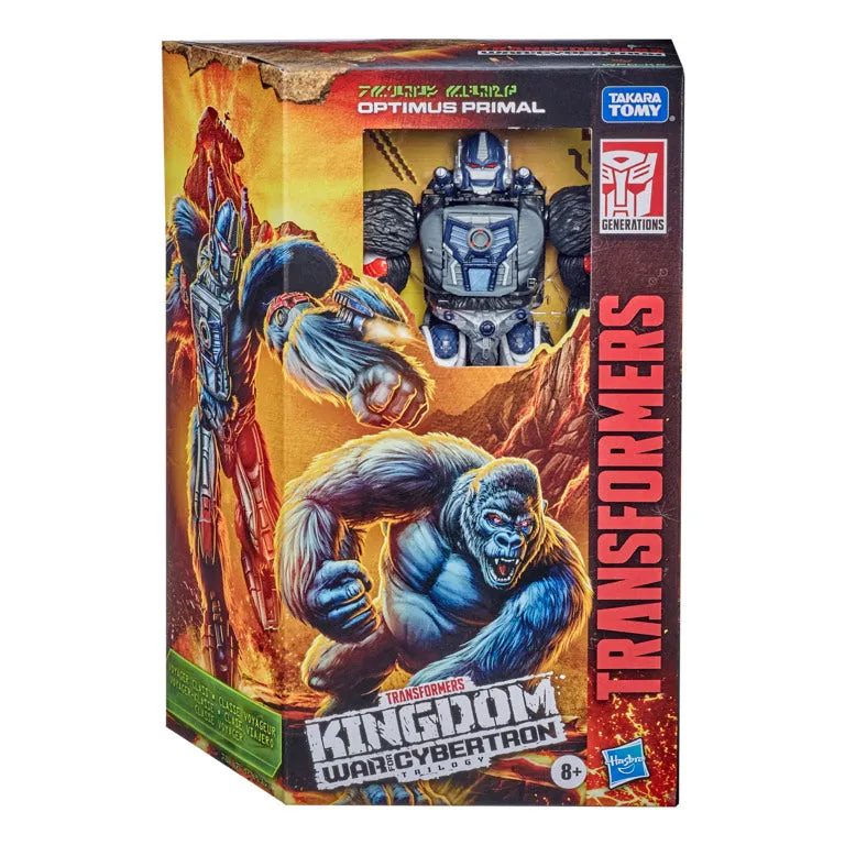 Transformers War For Cybertron Kingdom Voyager Class Figure Optimus Primal