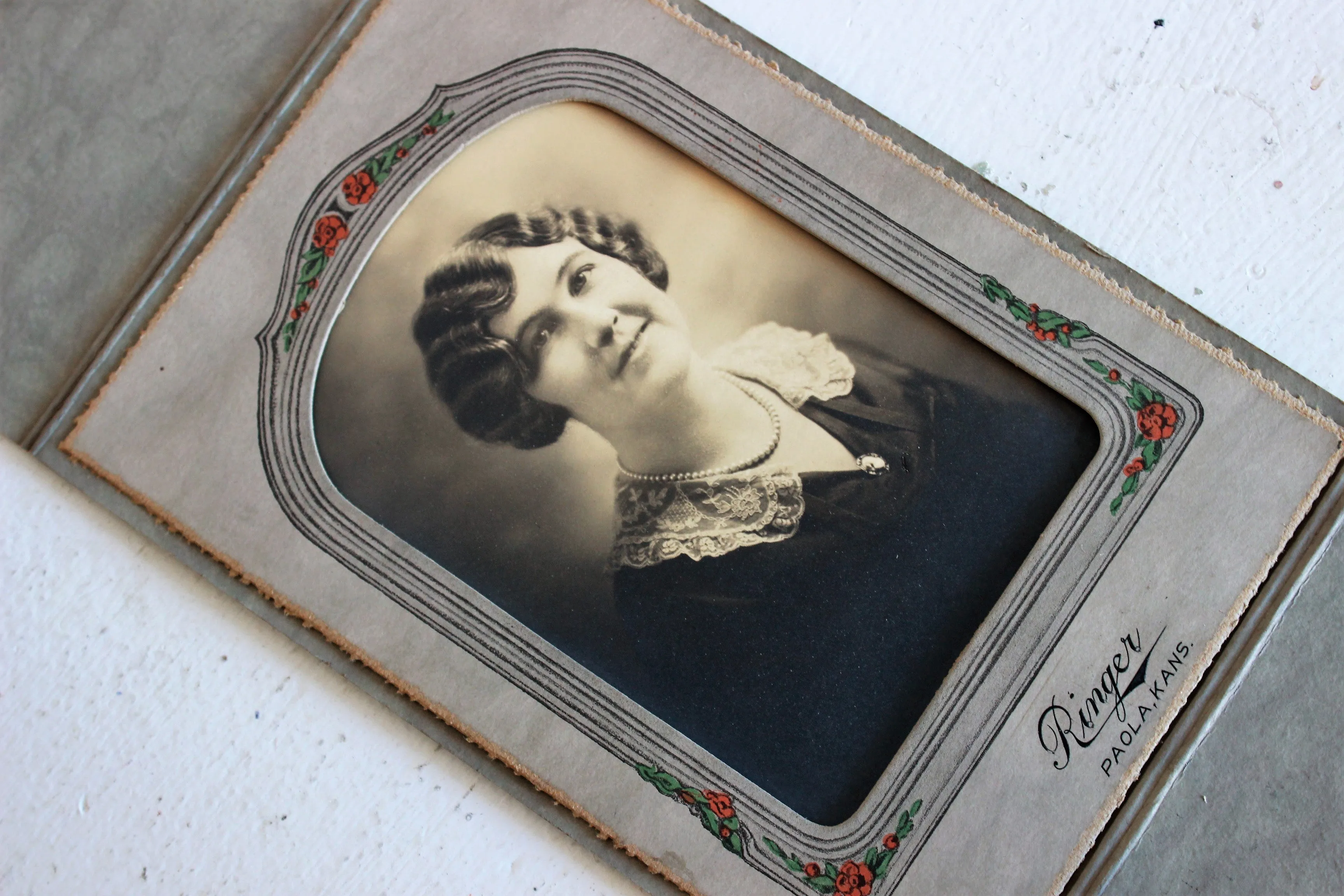 Vintage 1920s Sepia Toned Portrait Photo