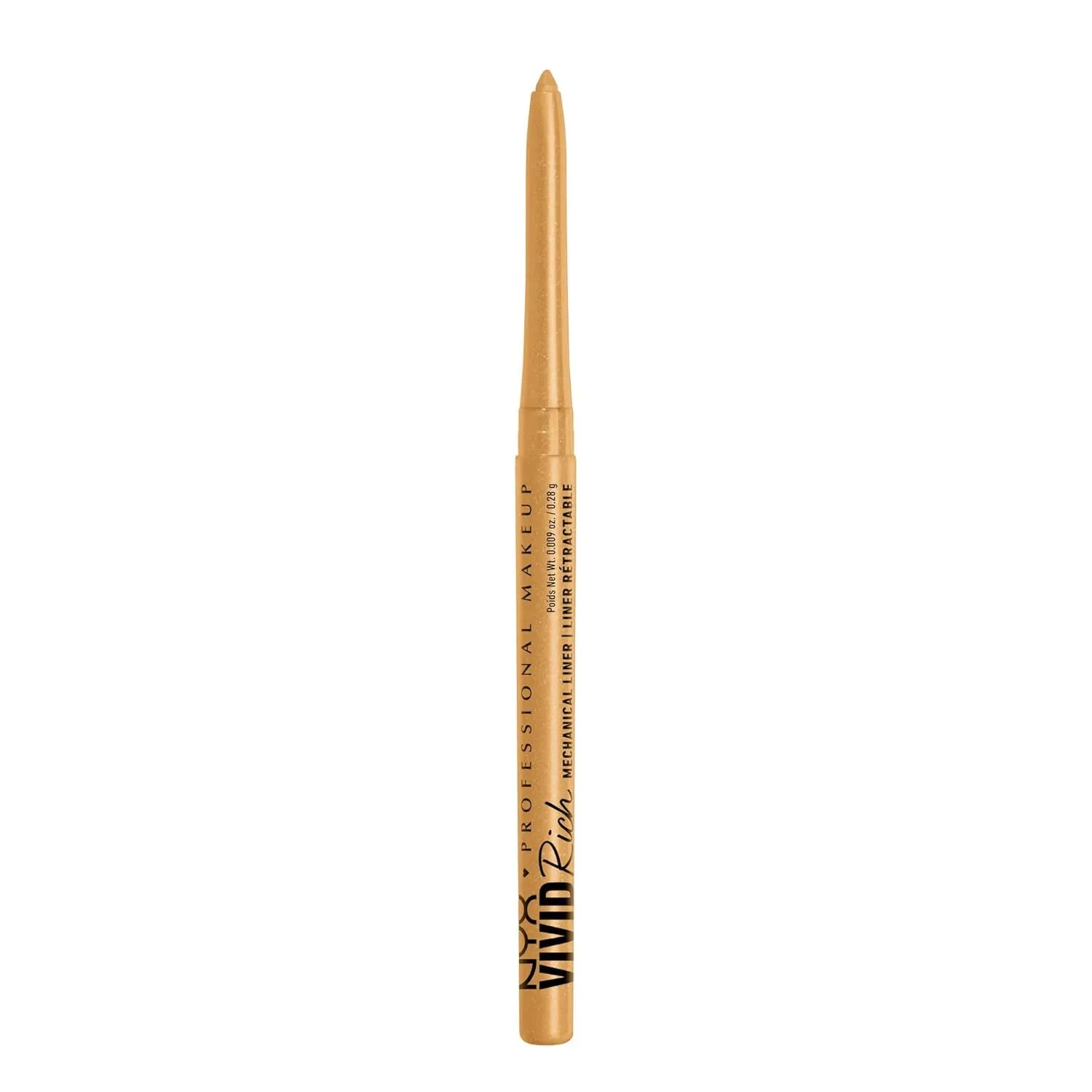 Vivid Rich Retractable Eye Pencil - Always Onyx Black Eyeliner for Intense, Long-Lasting Definition