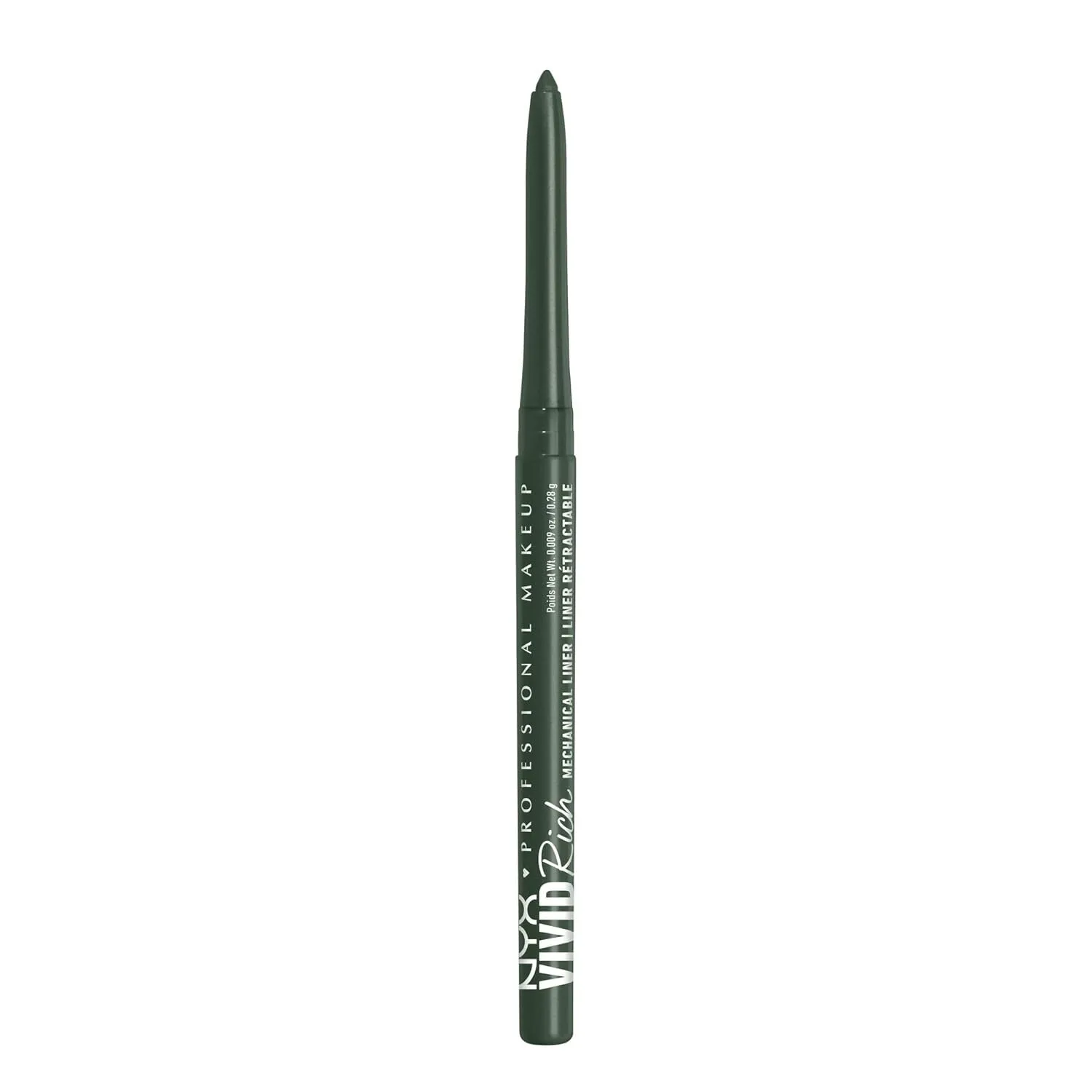 Vivid Rich Retractable Eye Pencil - Always Onyx Black Eyeliner for Intense, Long-Lasting Definition