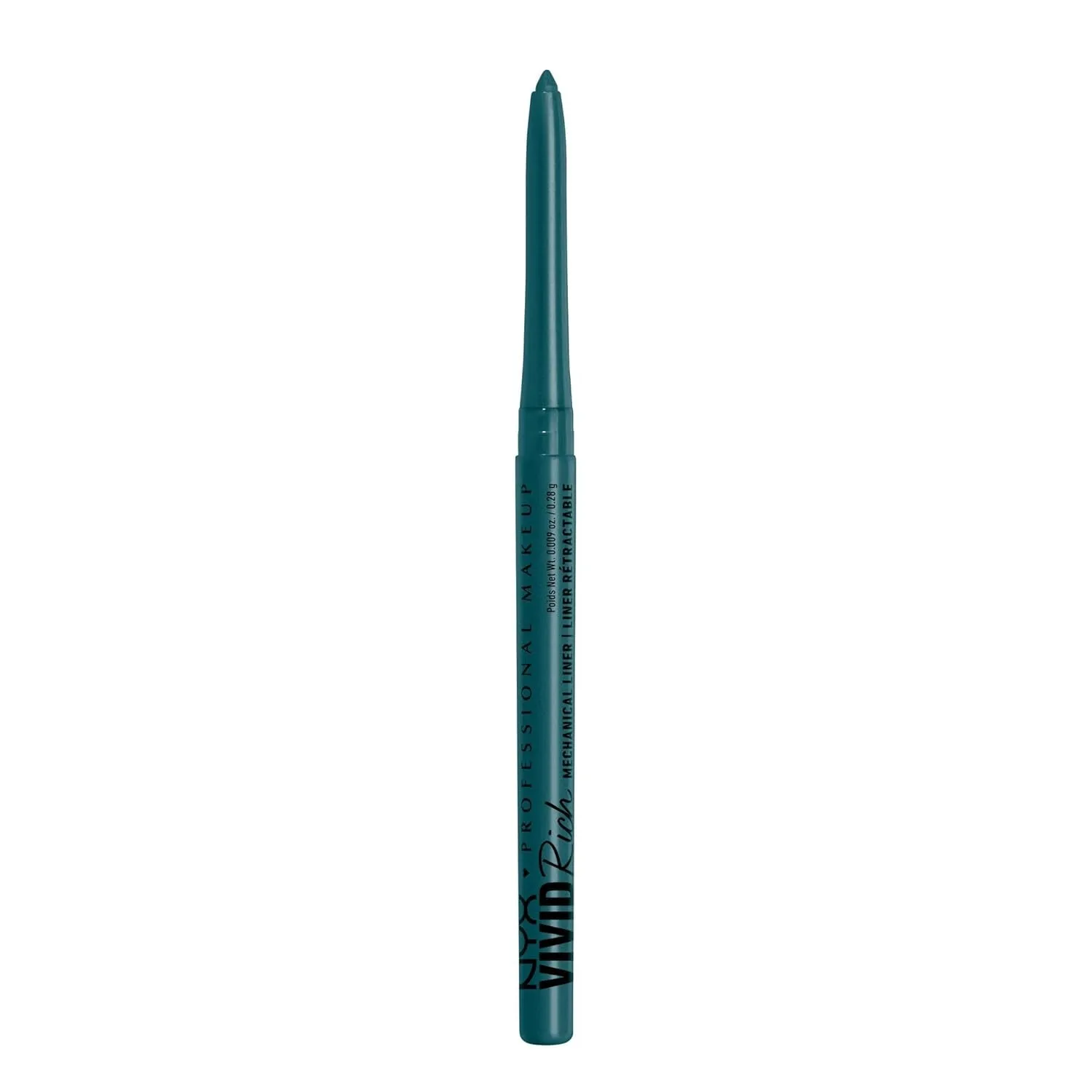 Vivid Rich Retractable Eye Pencil - Always Onyx Black Eyeliner for Intense, Long-Lasting Definition