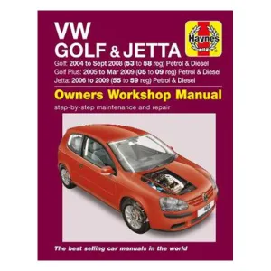 VW Golf 2004-2008, Golf Plus 2005-2009, Jetta 2006-2009 Repair Manual - Haynes Publishing