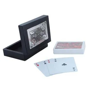 Wooden Boxes for Storage Playing Card Holder Artisan Crafted